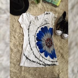 Desigual Embellished Tee